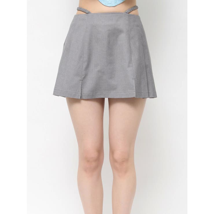 オープンウエストプリーツミニスカート | EVRIS | 詳細画像47 