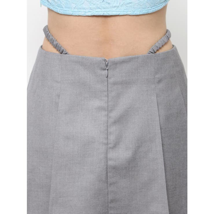 オープンウエストプリーツミニスカート | EVRIS | 詳細画像50 