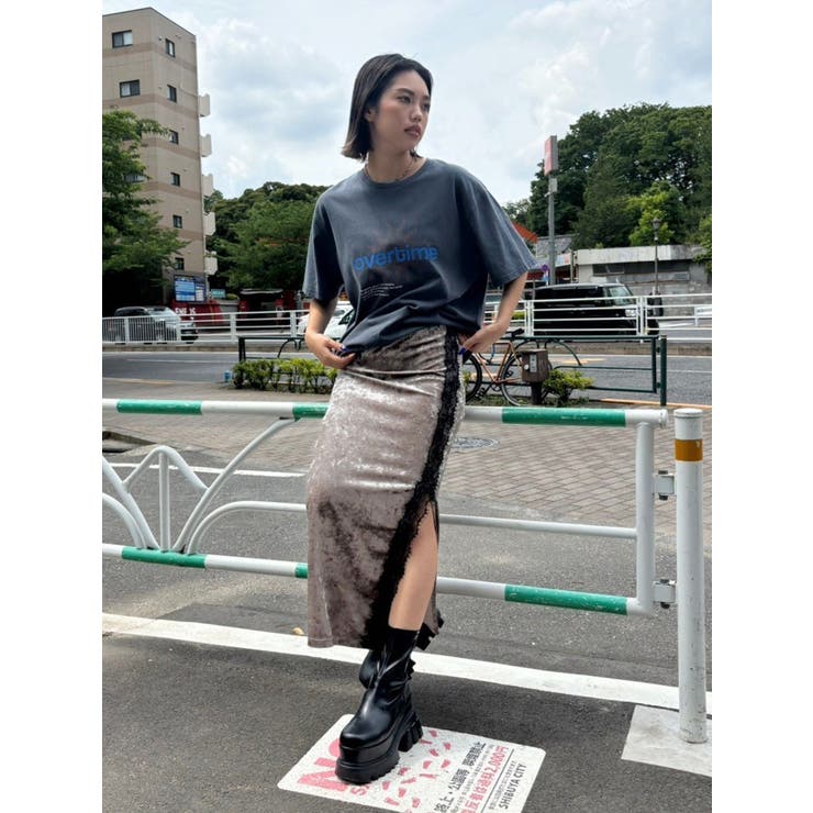 キルティングZIPミニスカート[品番：MKSW0053687]｜EVRIS