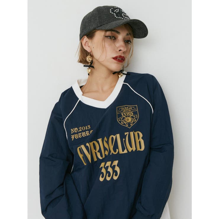 ラインストーンロゴデニムキャップ[品番：MKSW0060052]｜EVRIS