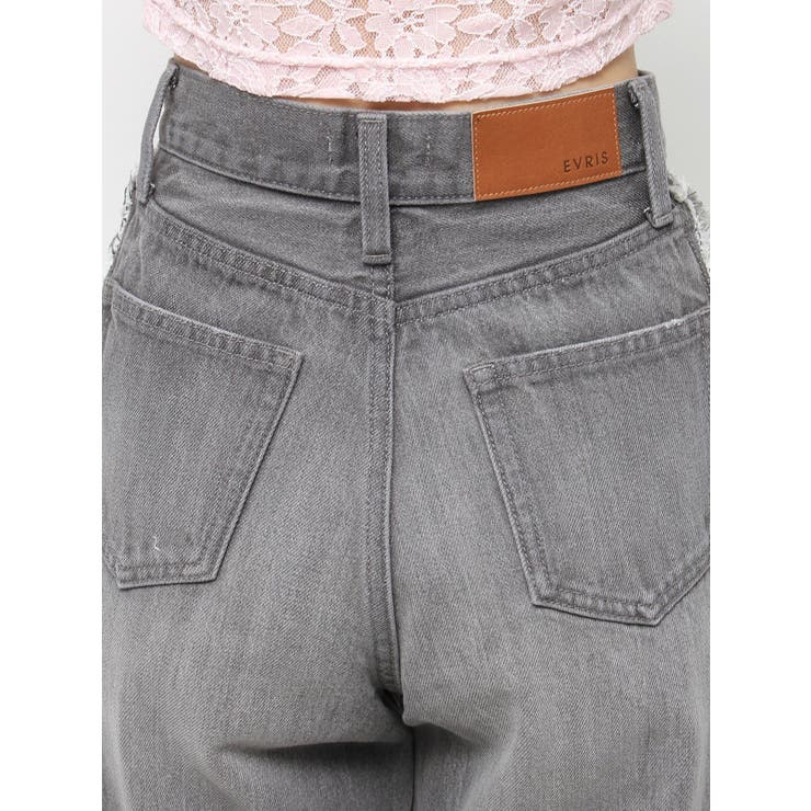 サイドレースドッキングデニムパンツ[品番：MKSW0058150]｜EVRIS