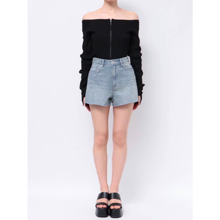 BASICデニムショートパンツ | EVRIS | 詳細画像16 