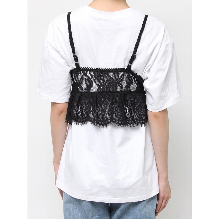 WEB限定】レースビスチェSETTシャツ[品番：MKSW0059395]｜EVRIS