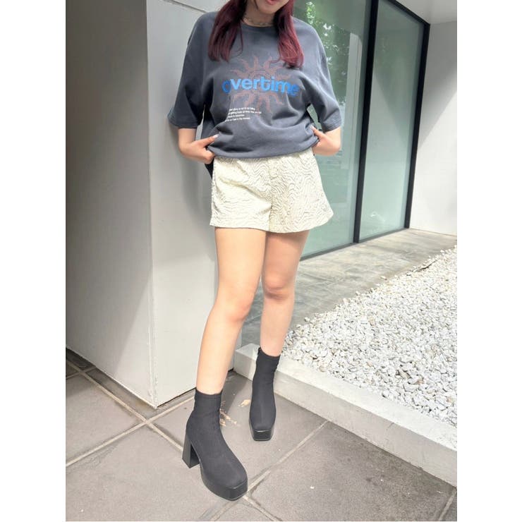 OVER TIMEグラフィックBIG Tシャツ | EVRIS | 詳細画像13 