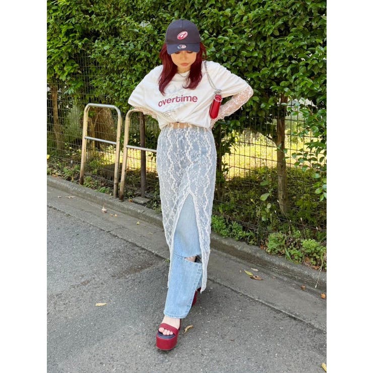 OVER TIMEグラフィックBIG Tシャツ | EVRIS | 詳細画像19 