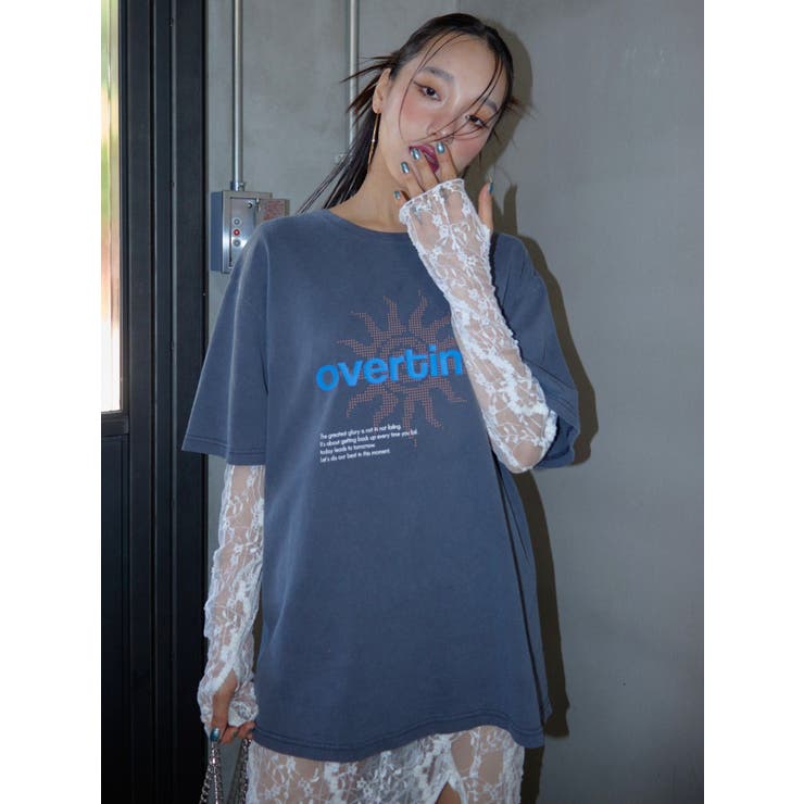 OVER TIMEグラフィックBIG Tシャツ | EVRIS | 詳細画像20 