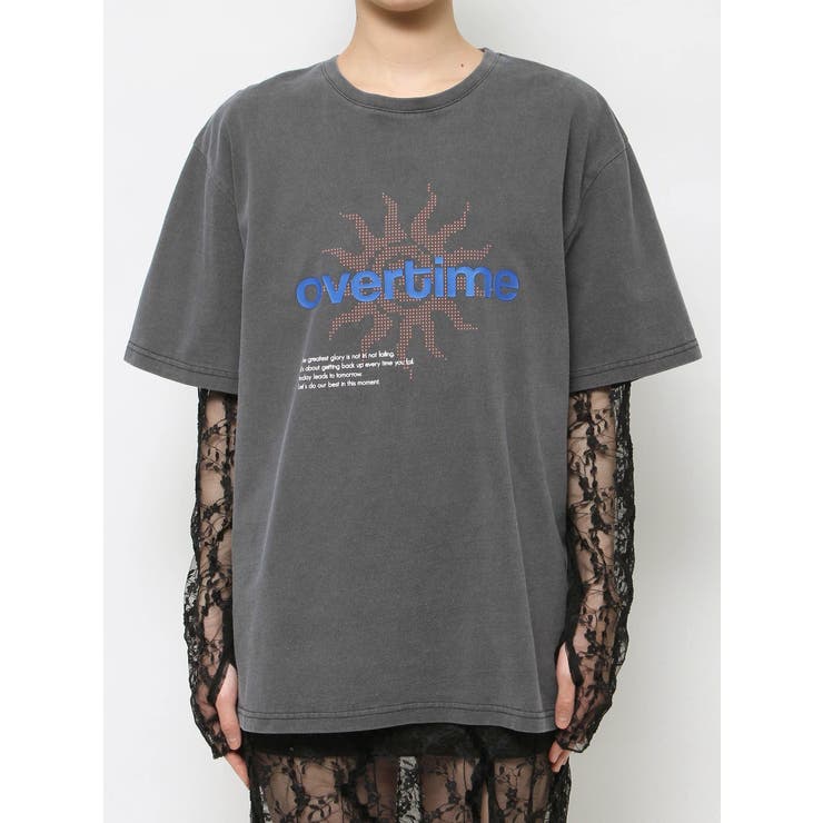 OVER TIMEグラフィックBIG Tシャツ | EVRIS | 詳細画像23 