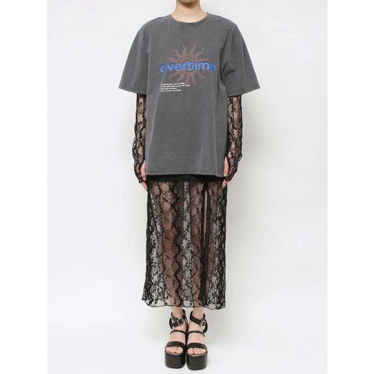 OVER TIMEグラフィックBIG Tシャツ | EVRIS | 詳細画像30 