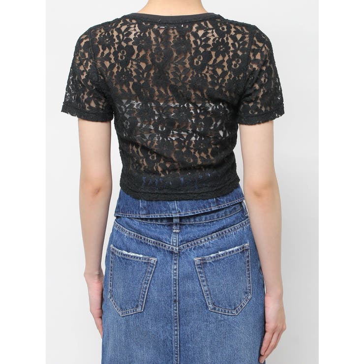 ワンポイントバックレースTシャツ | EVRIS | 詳細画像40 