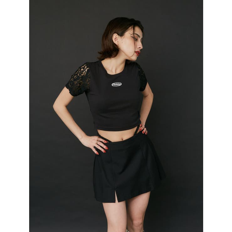 ワンポイントバックレースTシャツ | EVRIS | 詳細画像5 