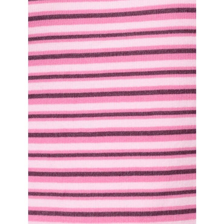 FRUIT OF THE LOOM】カップ付きマルチボーダーキャミソール[品番 FRUIT OF THE LOOM】カップ付きマルチボーダーキャミソール[品番