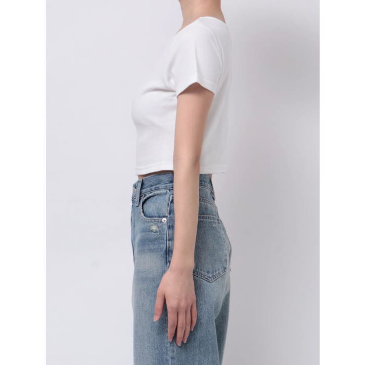 BASICシンプルショートTシャツ | EVRIS | 詳細画像13 