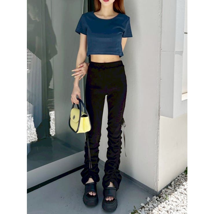 BASICシンプルショートTシャツ | EVRIS | 詳細画像24 