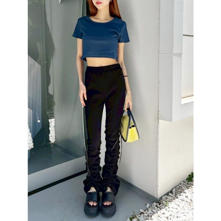 BASICシンプルショートTシャツ | EVRIS | 詳細画像3 