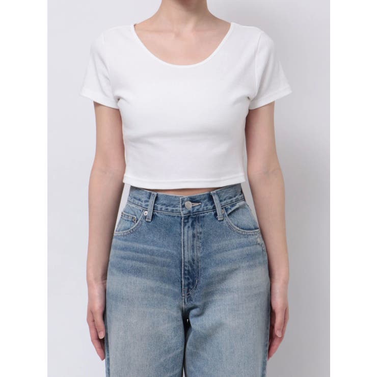 BASICシンプルショートTシャツ | EVRIS | 詳細画像33 