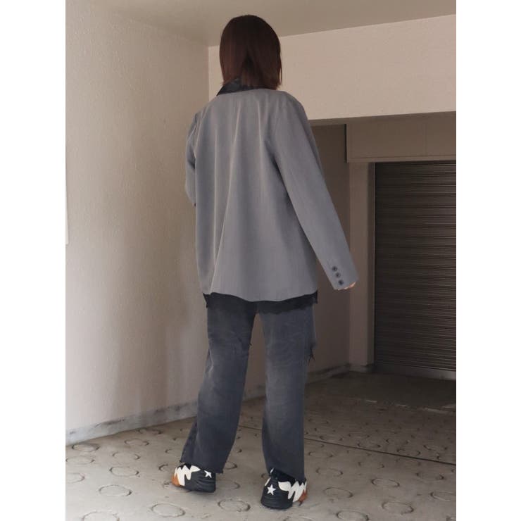 ピュアウール セットアップ （シャツジャケット＆ワイドパンツ