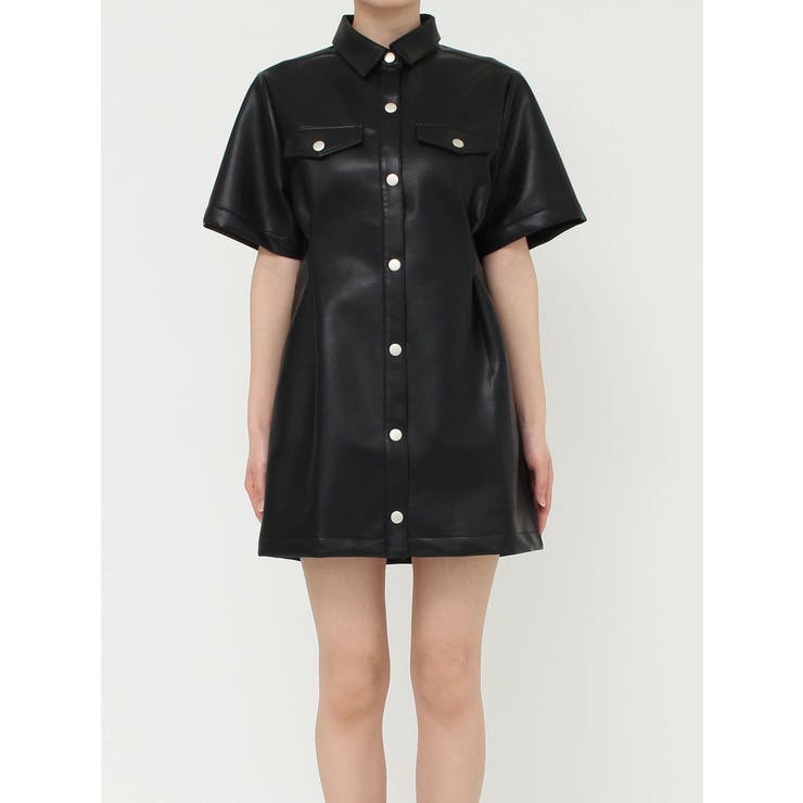 フェイクレザーミニワンピース | EVRIS | 詳細画像23 