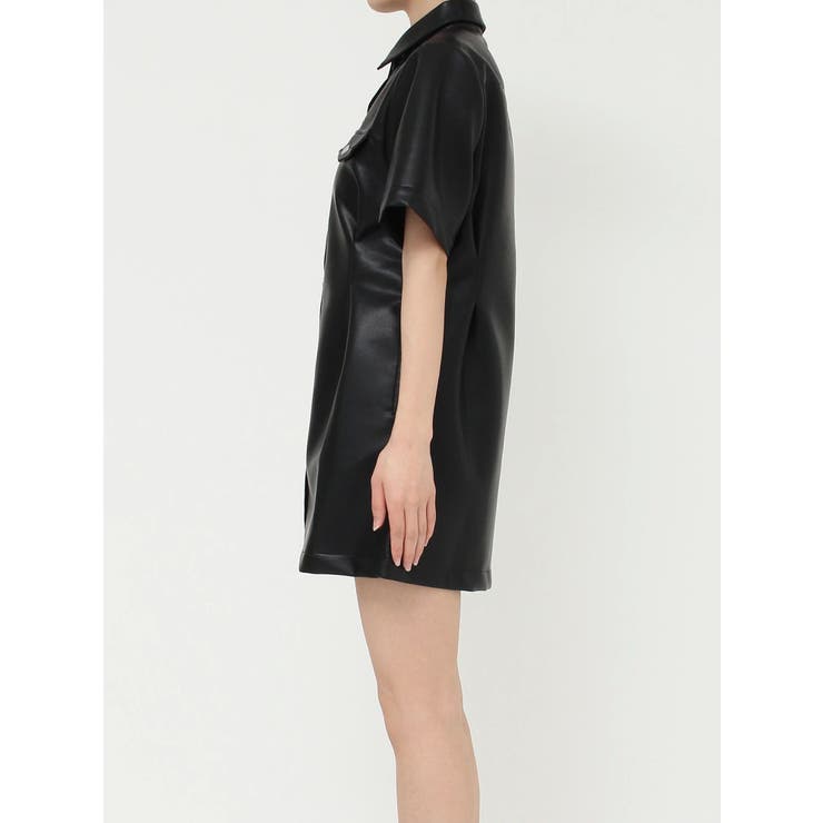 フェイクレザーミニワンピース | EVRIS | 詳細画像24 