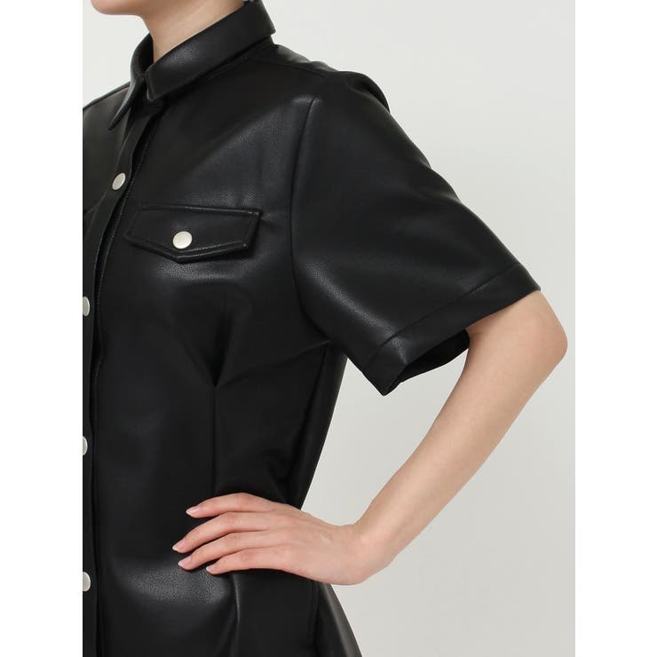 フェイクレザーミニワンピース | EVRIS | 詳細画像27 