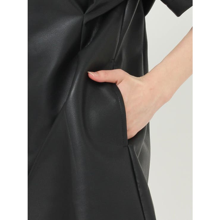 フェイクレザーミニワンピース | EVRIS | 詳細画像29 