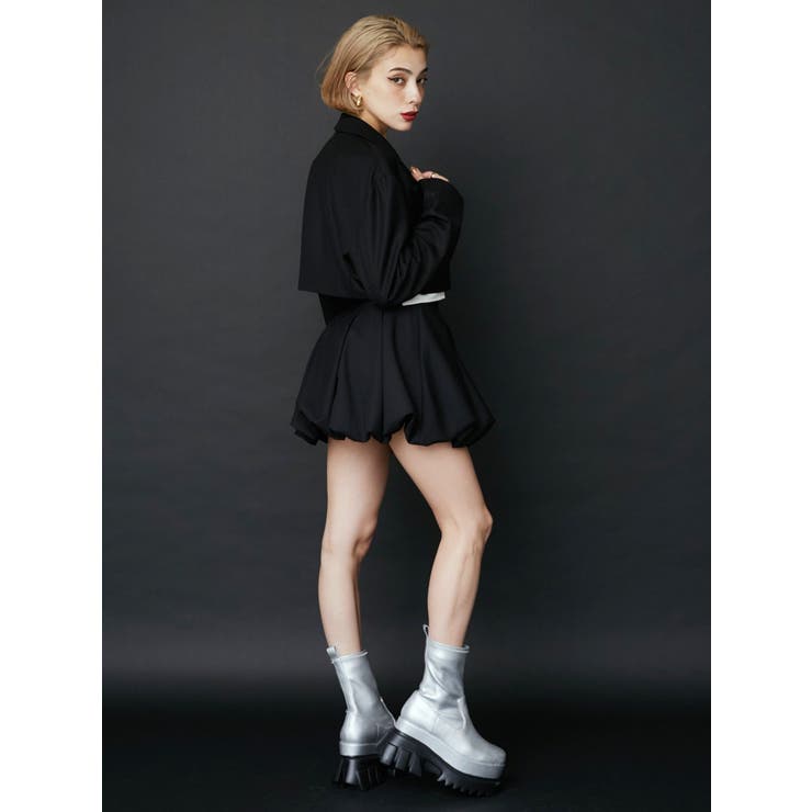 PAGEBOY（ページボーイ）の「レイヤードカーゴミニスカート