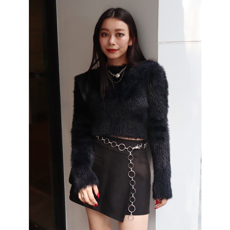 ラップミニスカート【セットアップ着用可能】 | EVRIS | 詳細画像8 