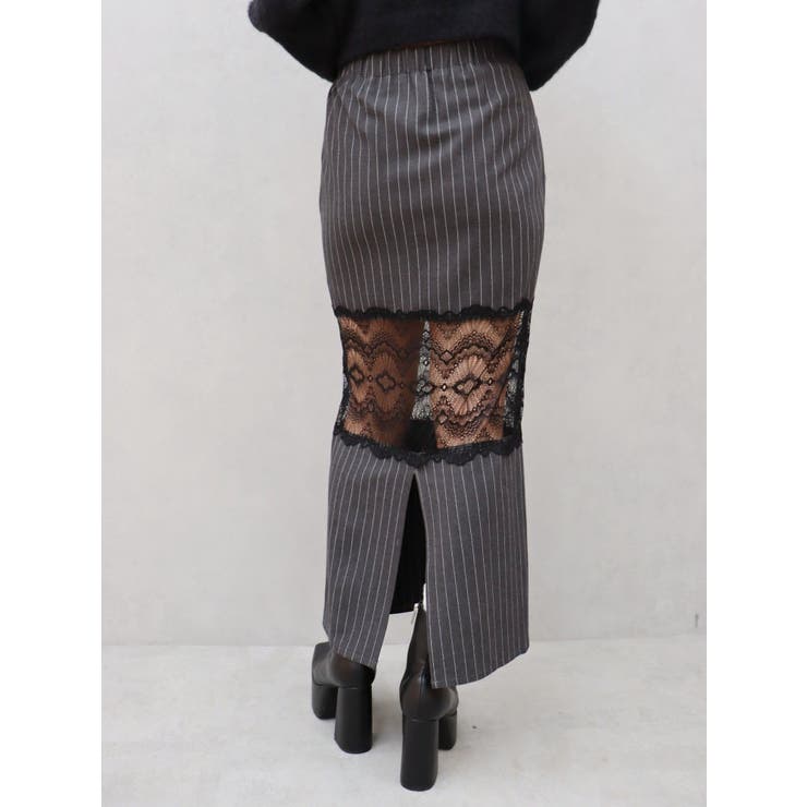 レース切り替えロングスカート | EVRIS | 詳細画像19 