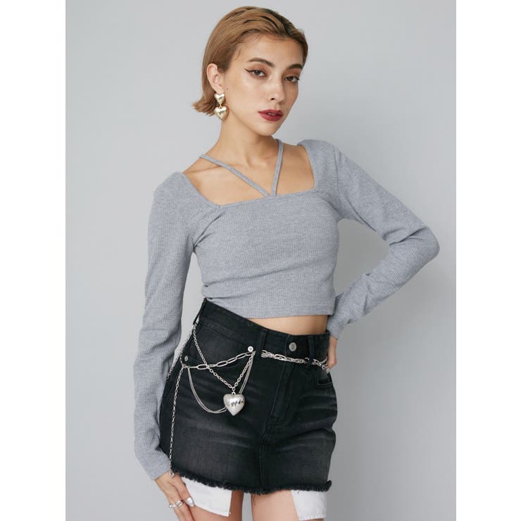 HEART MOTIFダブルボディーチェーン | EVRIS | 詳細画像3 