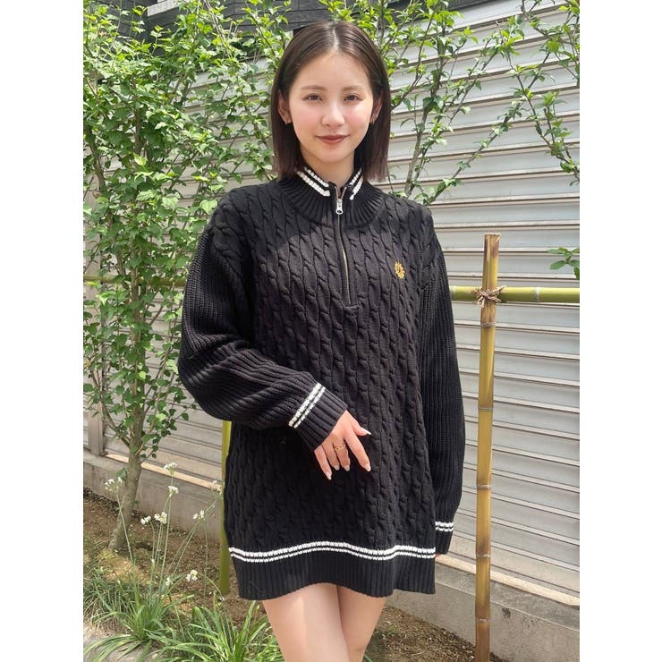 セール】 ハーフジップ 5分袖プルオーバー （Tシャツ