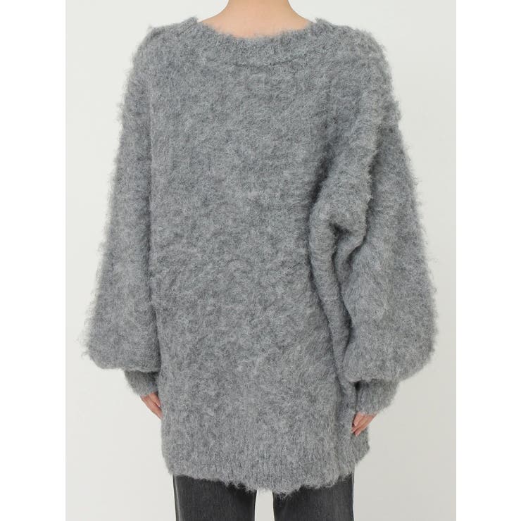 【WEB限定】ソフトシャギーニットカーディガン | EVRIS | 詳細画像31 