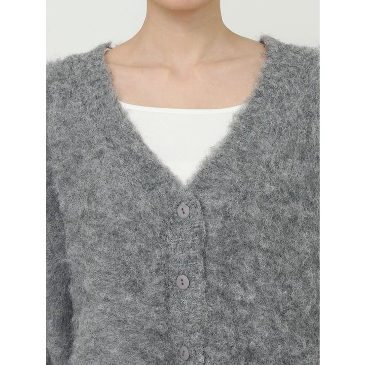 【WEB限定】ソフトシャギーニットカーディガン | EVRIS | 詳細画像32 