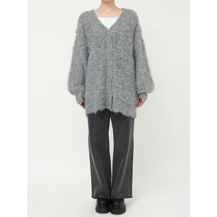 【WEB限定】ソフトシャギーニットカーディガン | EVRIS | 詳細画像36 