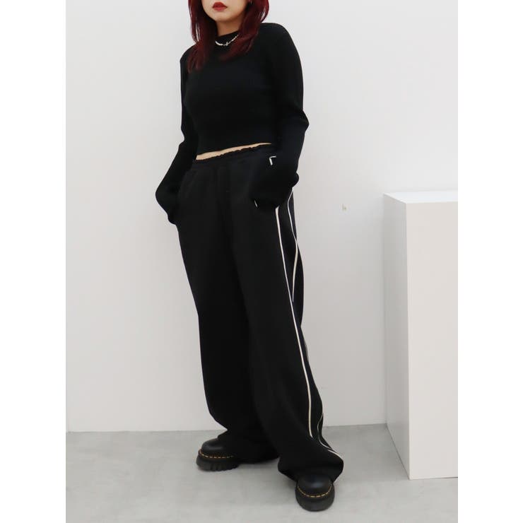 プレーティングリブニットトップス | EVRIS | 詳細画像13 