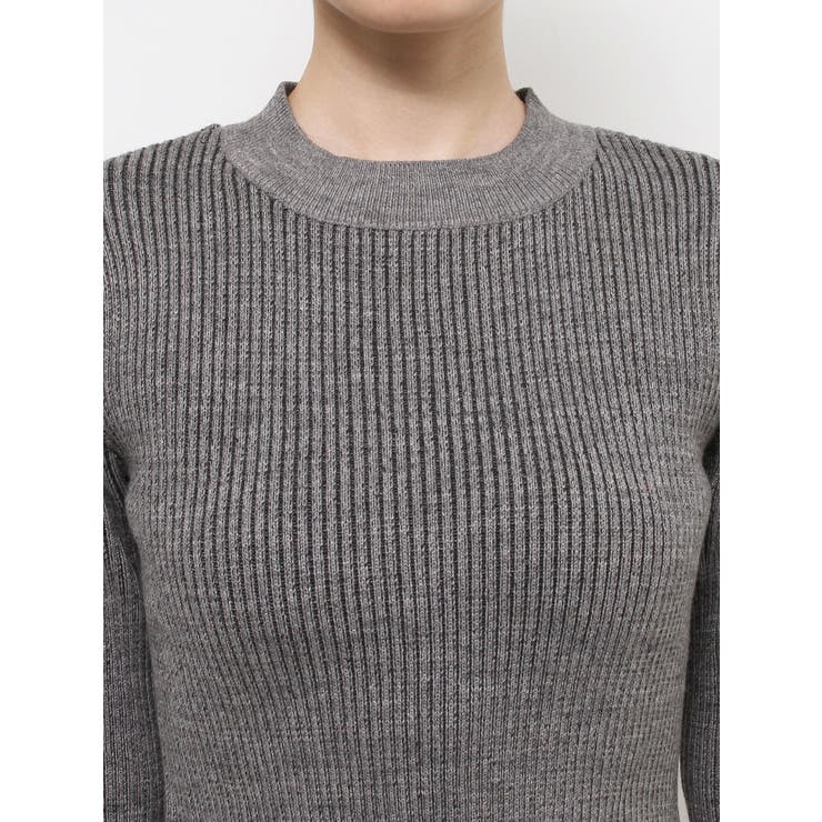 プレーティングリブニットトップス | EVRIS | 詳細画像30 