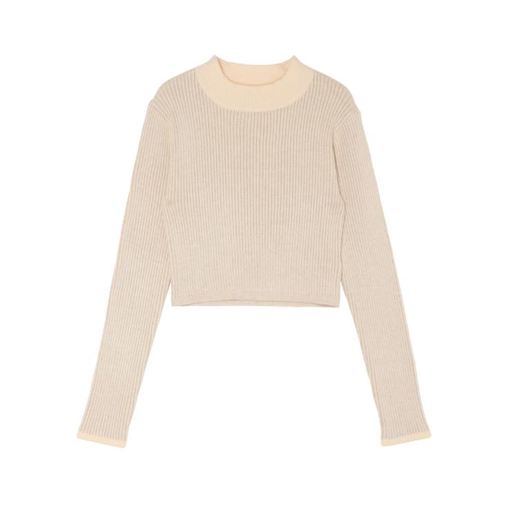 プレーティングリブニットトップス | EVRIS | 詳細画像39 