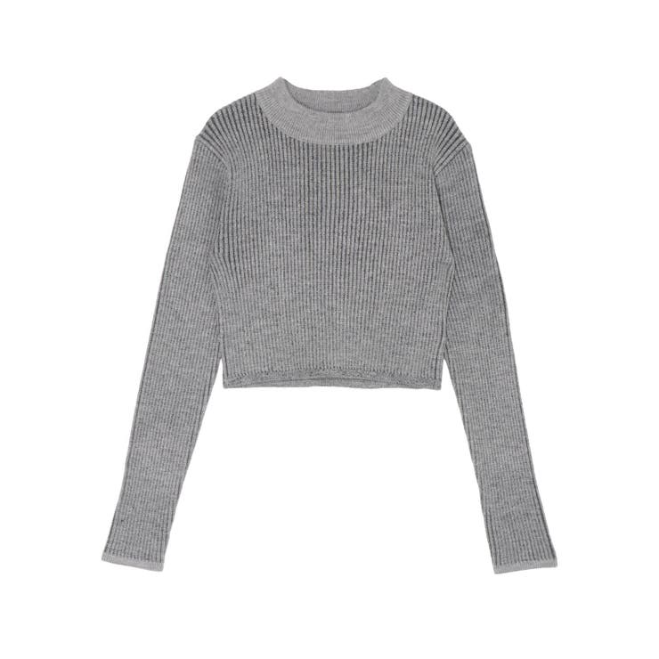 プレーティングリブニットトップス | EVRIS | 詳細画像42 