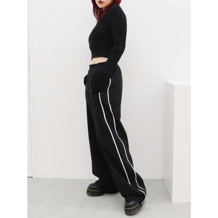 プレーティングリブニットトップス | EVRIS | 詳細画像49 