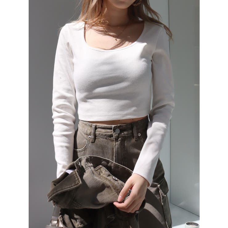 スクエアクロップドトップス | EVRIS | 詳細画像12 