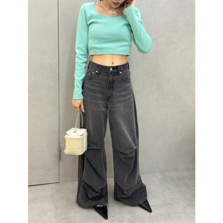 スクエアクロップドトップス | EVRIS | 詳細画像18 