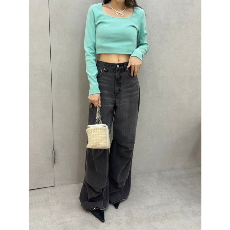 スクエアクロップドトップス | EVRIS | 詳細画像19 