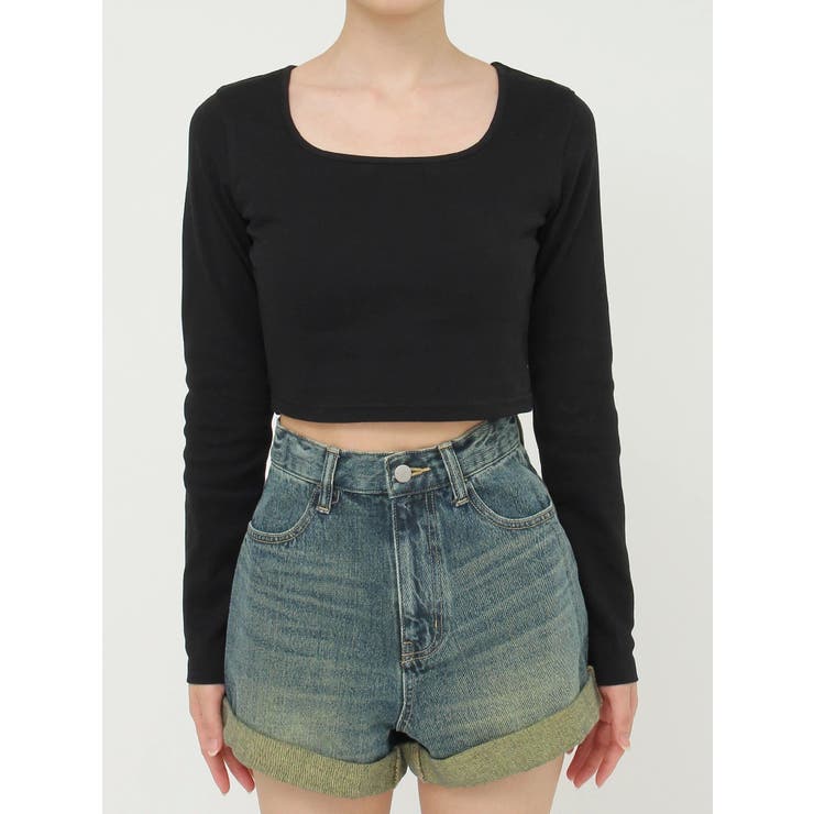 スクエアクロップドトップス | EVRIS | 詳細画像21 