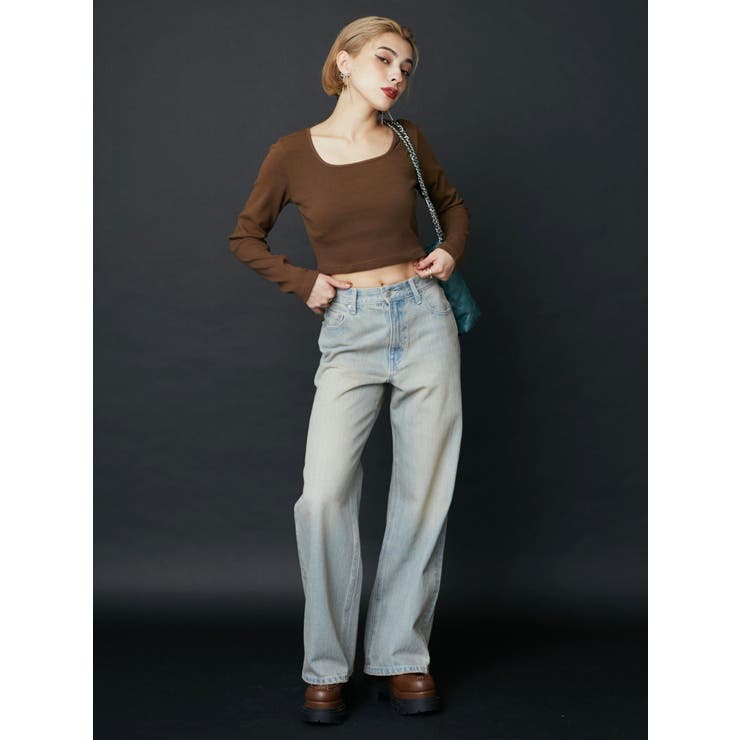 スクエアクロップドトップス | EVRIS | 詳細画像4 