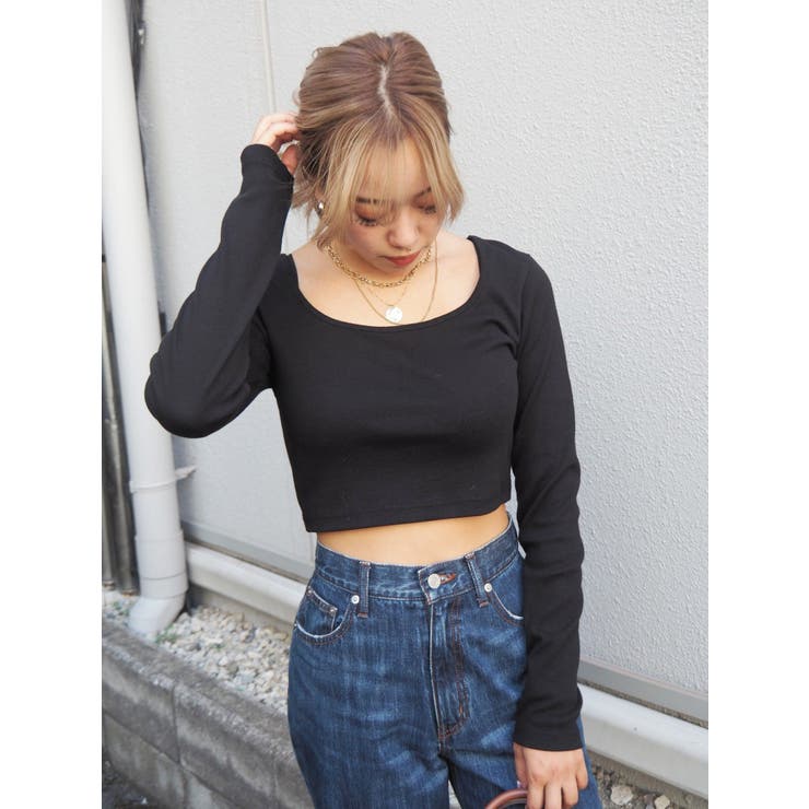 スクエアクロップドトップス | EVRIS | 詳細画像9 