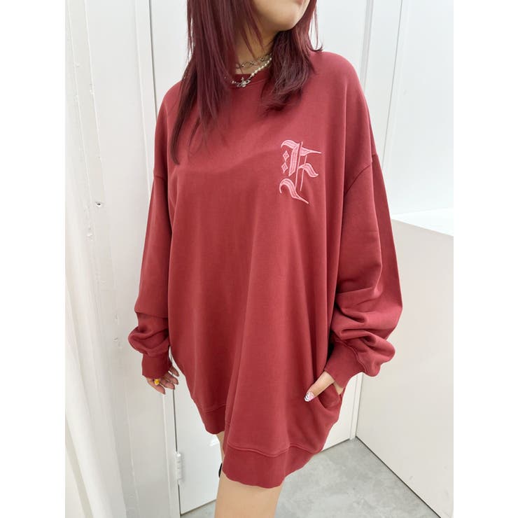 Eロゴピグメントオーバーサイズスウェット[品番：MKSW0060694
