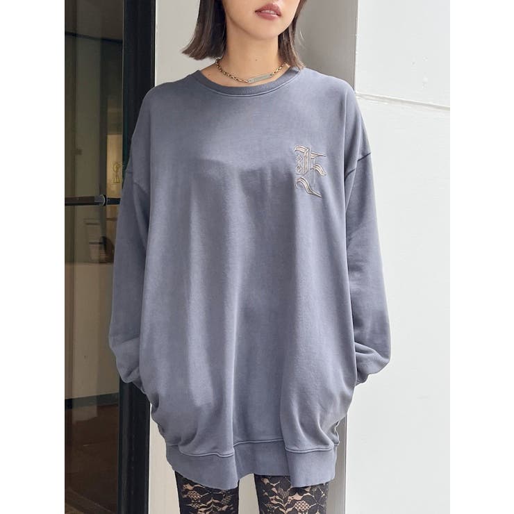 ÉPINE PARIS オーバーサイズスウェット グレー セール】BLACK オーバーサイズスウェット（スウェット）｜IENA