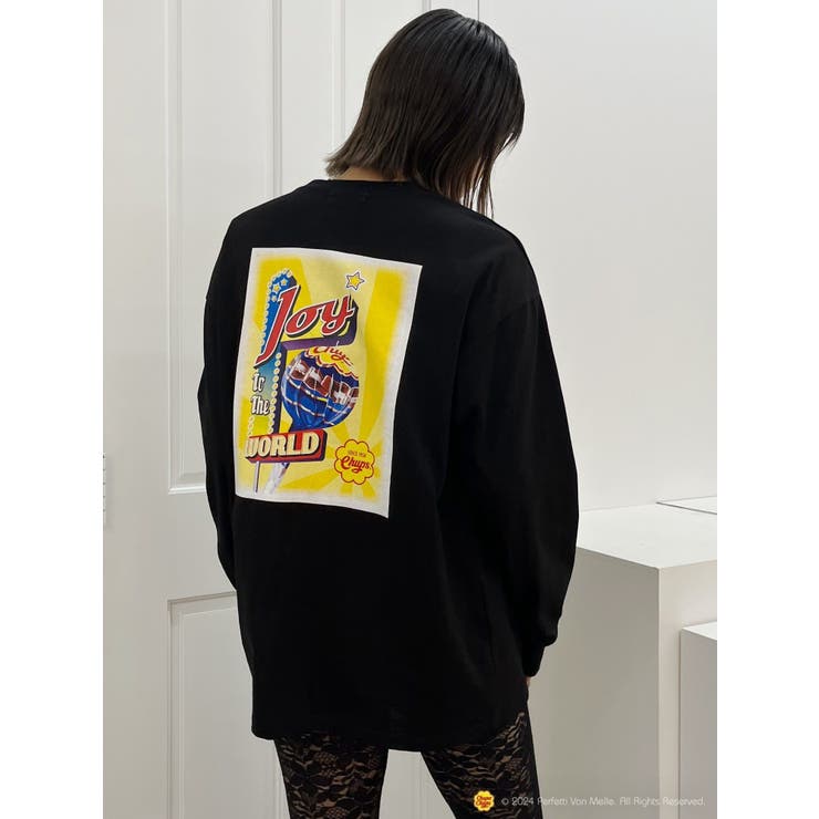 ブラック | 【EVRIS×Chupa Chups】グラフィックロンT | EVRIS