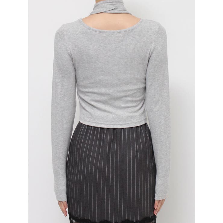 チョーカーリボン付リブトップス | EVRIS | 詳細画像34 