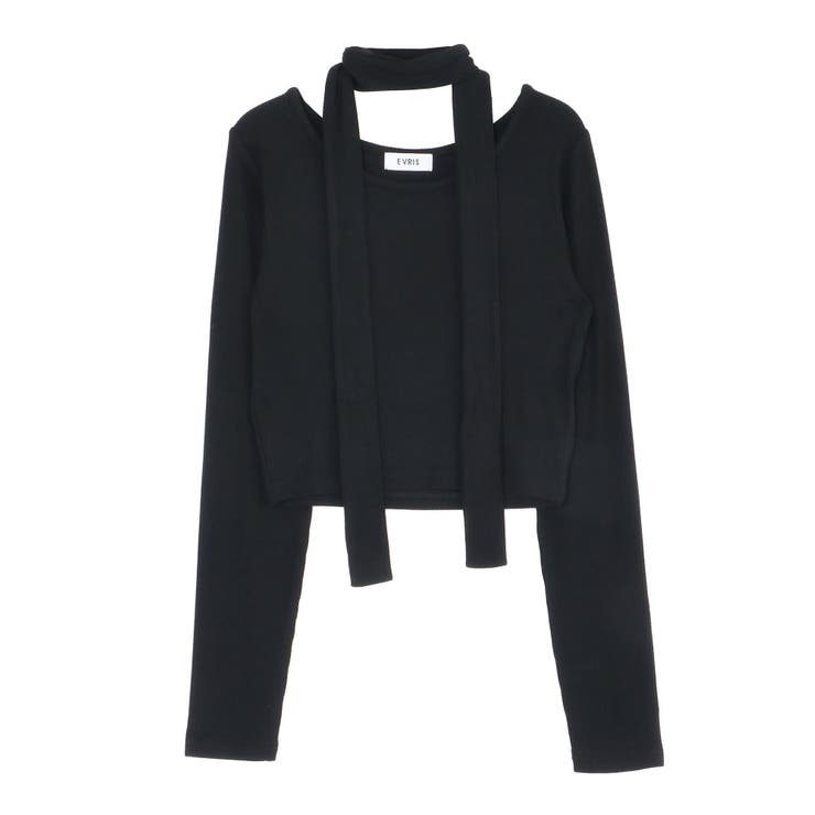 チョーカーリボン付リブトップス | EVRIS | 詳細画像44 