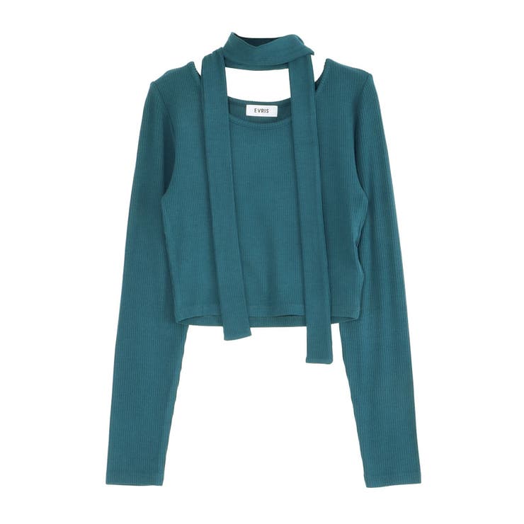 チョーカーリボン付リブトップス | EVRIS | 詳細画像45 