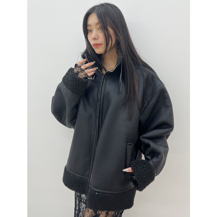 オーバーサイズボアブルゾン | EVRIS | 詳細画像17 